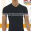 MEN COTTON LYCRA V NECK BODY T SHIRT