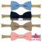 Koren Fancy Bow Elasticity Pony Girl Hair Band Solid Color Newborn Accessories