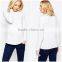 100% Cotton Long Sleeve Fashion Knitted Fabric o Neck Maternity Top Clothes