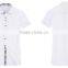 Summer dress mercerized cotton shirt slim type men's youth thin white shirt business DP