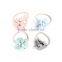 Fabric Hair Ties Flower Blue