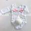 B11756A infant baby lovely bowknot rompers