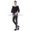  china best sell women plain t-shirt with hood