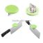 Kitchen Stainless Steel Knife Cap Cut Fish Chicken Bones Chopping Booster Knife Holder for Meat Cleaver Cooking Tools