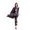 Leather Girl Fancy Dress Costume Ladies Sexy Outfit Star Blaster Costume