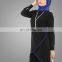 Wholesales Popular African Muslim Shirt Chiffon Blouse Tunic Kaftan Ladies Plus Size Blouse High -Low Tunic