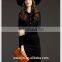 Long sleeve pocket on chest collar design high end woman communion dress