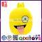 Hot sell plush emoji backpack popular design backpack 2017 interesting plush emoji backpack for kids