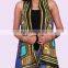 Indian Fashion Women Sleeveless Coats African Print Dashiki Long Kimono Shrug Indian