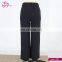2017 Latest Design Black Color Wide Leg Loose Pants Women