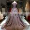 New Design A-line Wedding Dress 2016 Appliqued Ball Gown Khaki Long Evening Dress
