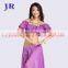 Unique design Arabic chiffon Sequins beaded belly dance top wear S-3006#