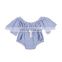 Newborn Baby Clothes Sets Baby Plain White Romper Baby Stripe Romper