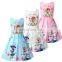 Summer sleeveless Children's dress cosplay dress new cartoon print flower Princess Baby dress