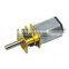 6v 12v  298/1 10mm shaft  60rpm 1000rpm micro gearbox dc motor or with encoder