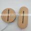 wooden table lamp led light base cable switch Modern night light acrylic 3D led night lamp base