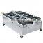 Factory gas taiyaki fish-shaped maker waffle fish machine with 5 fishes ice cream