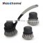 Masthome High Quality Durable 3 Pcs Replaceable Pp Head Easy Cleaning Pot Wash Dish Brush