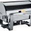 Gold Oblong Roll Top Stainless Steel Buffet Chafing Dish for Hotel                        
                                                Quality Choice