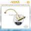 Brushed Surface Treatment display gold kitchen faucet