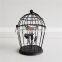 Wholesale Antique Round Metal bird cage candle holder With Tealight Cups Iron Candle Holder Lantern