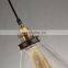 Industrial Vintage Glass Pendant Lamp E27 Restaurant Hanging Light