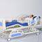 Hot sale ABS head and end board 3 Crank electric hospital bed 3 functions ICU hospital bed with mattress