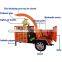 Hot Selling Mobile Wood Chipper Forestry Wood Waste Crusher Electric Wood Branch Chipper
