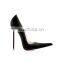 Black Color New Fashion Design Ladies Pointed Court High Heels Sandals Shoes Women Latest Function Shoe