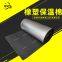 BVS Rubber Roll with FSK Foil Faced, Multi-Function Soundproof Rubber Foam Sheet DIY Foam Sheet (Black)