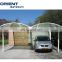 Aluminium frame car parking shed pc solid sheet canopy carport for Garden In Shandong Manufacture Price