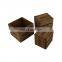 Rustic nesting mini milk bottles vintage wood crates gift box set of 3