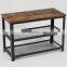 K&B 3-tier metal frame shoes organizer rack with seat shoe rack stand for entryways