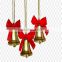 aluminium cast decorative jingle bells