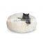 luxurious nordic animal decorated print removable anti anxiety furniture luxury orthopedic pet bed with canopy