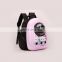 High quality custom sublimation comfortable safety cheap capsule shaped extendable pet backpack