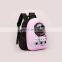 High quality custom sublimation comfortable safety cheap capsule shaped extendable pet backpack