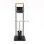 Bamboo and Steel Powder Coating Toilet Paper Holder Popular Bathroom Paper Holder New Design Standing Toilet Paper Holder T