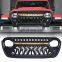 front grill guard with led for jeep for wrangler jl car accessories