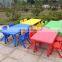 Good sale products children plastic study table chair set