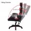 China rotatable gaming chair high back with footrest