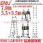 7.0m 2 in 1 telescopic ladder/3 position telescopic ladder/telescopic ladder with joint