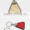 exotic skin fashion key chain special ostrich skin key ring new gift item leather key ring