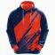 Blue and Red Customized Sublimation Hoodie Design for Men