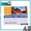 professional supply 80x203mm boarding pass, airline tickets, flight tickets