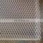 Flattened expanded metal mesh sheet