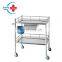 HC-M040 Factory Price Stainless Steel Medical Cart Hospital Trolley drug delivery for hospital