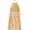 Rattan pendant with tassels long Rattan Lamp Shade wicker ceiling light decor manufacturer