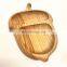 WOODEN SERVING BOWL TRAY ACORN Cheap Wholesale Customized Size Decor Platter Table Vietnam Supplier