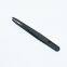 Black plastic tweezers clean carbon fiber tweezers pointed flat elbow round 93305